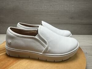 Nurse Mates Adela Slip-On Shoes, White, Women's 6.5 W